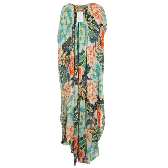 New! NWT! Mara Hoffman Cara Cara floral caftan maxi dress medium-large - Picture 6 of 12
